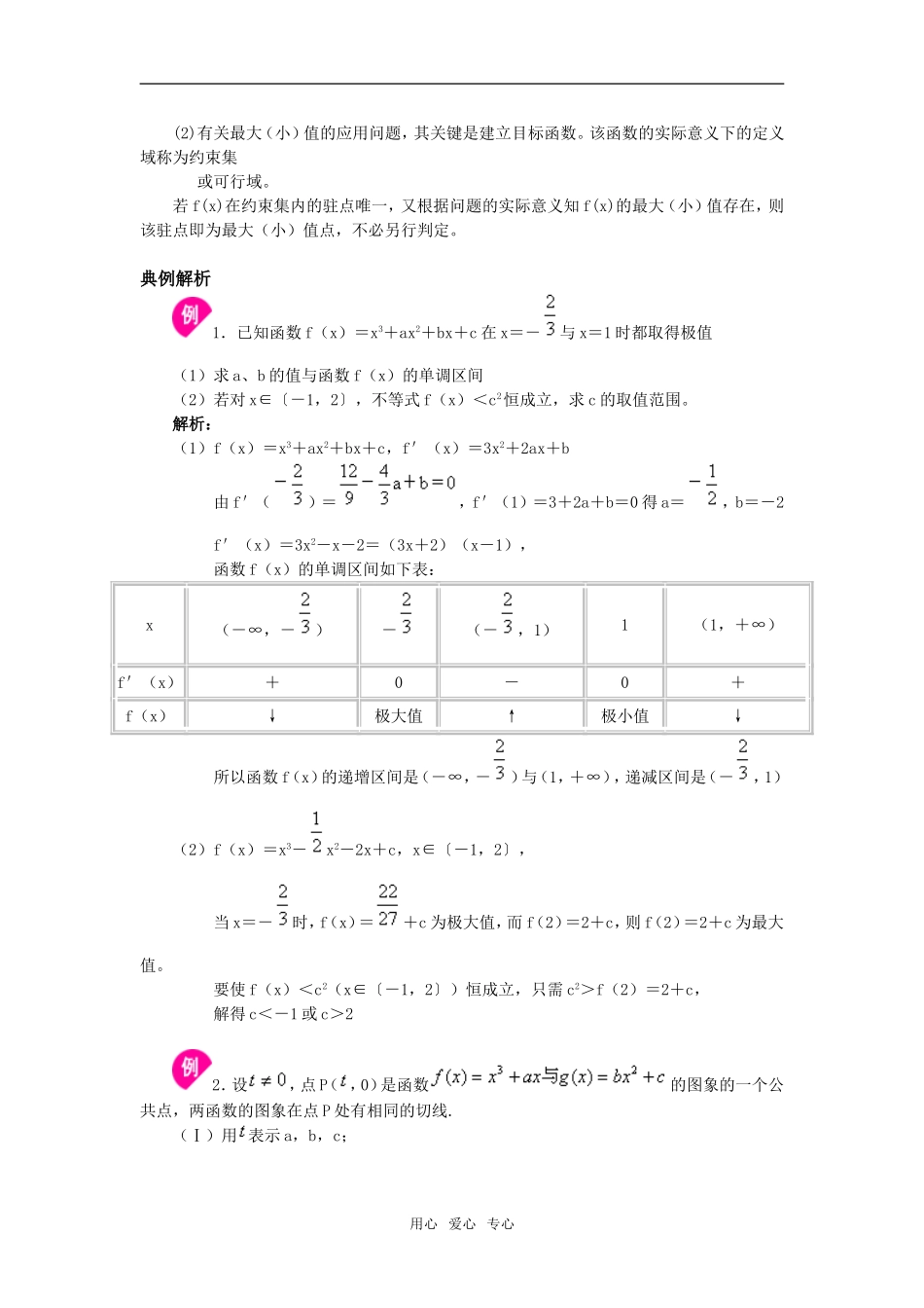 高二数学导数在研究函数中的应用_第2页