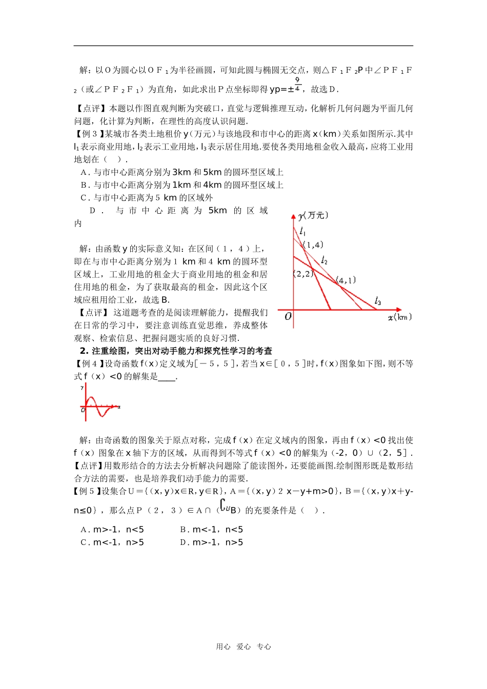 数形结合的思想方法(2)---高考题选讲_第2页