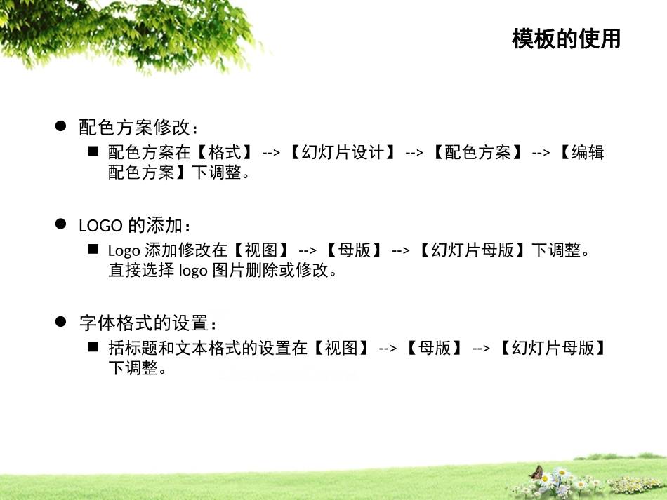 创意精美绿色PPT模板_第2页