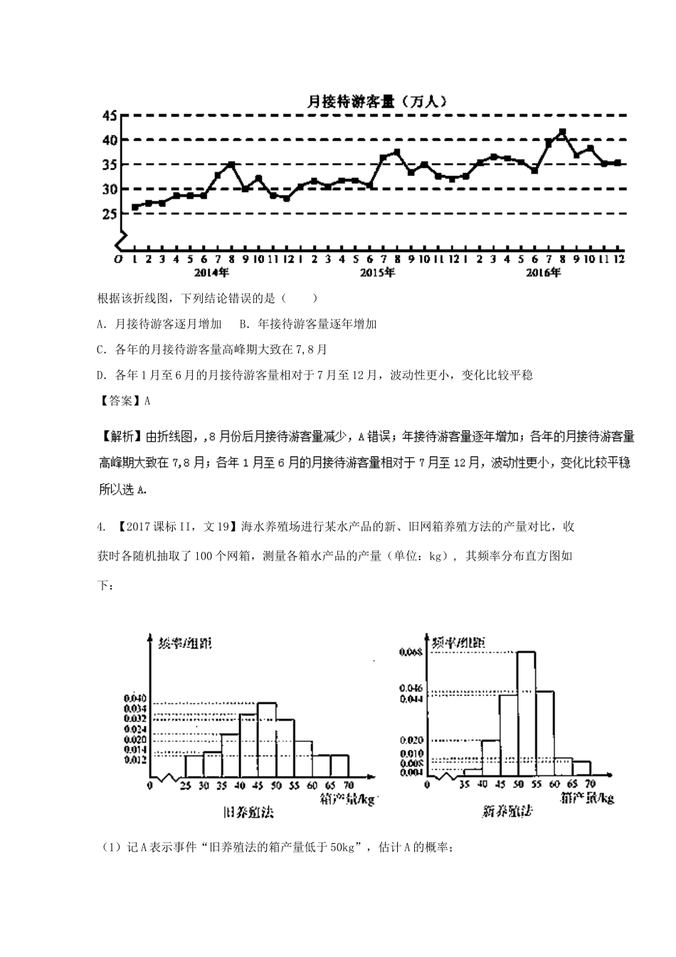高考数学 专题11.2 统计与统计案例试题 文-人教版高三全册数学试题_第2页