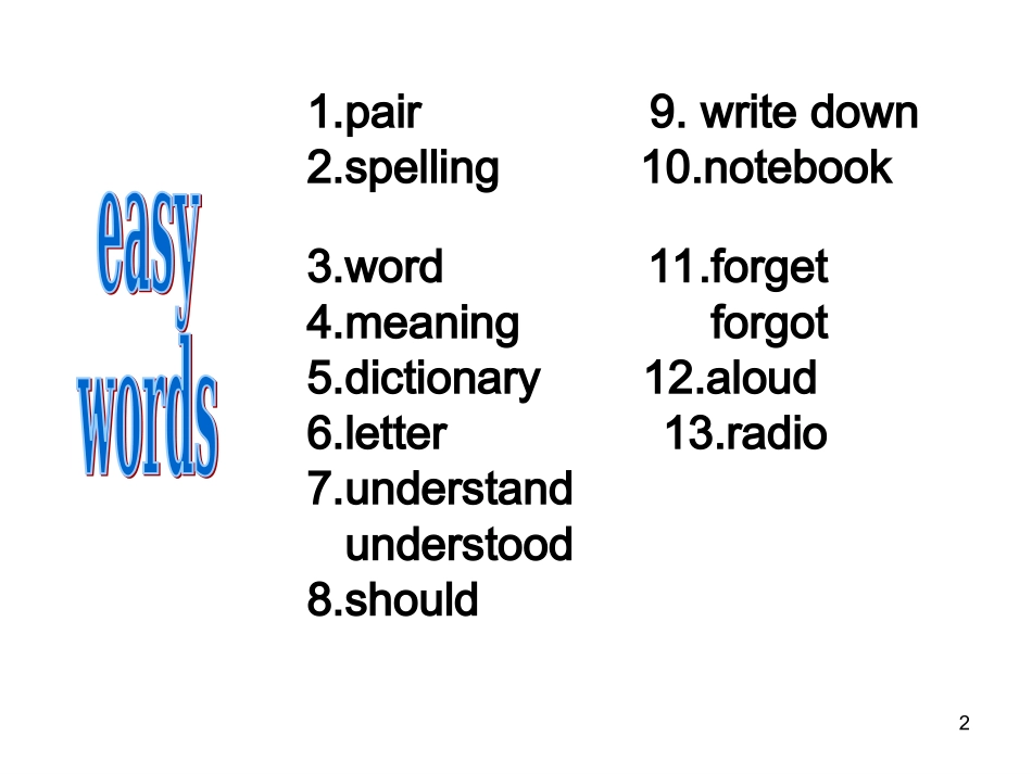 最新外研版版八年级英语上册_Module1_Unit1_let's_try_to_speak_English_as_much_as_possible课件[1]2_第2页