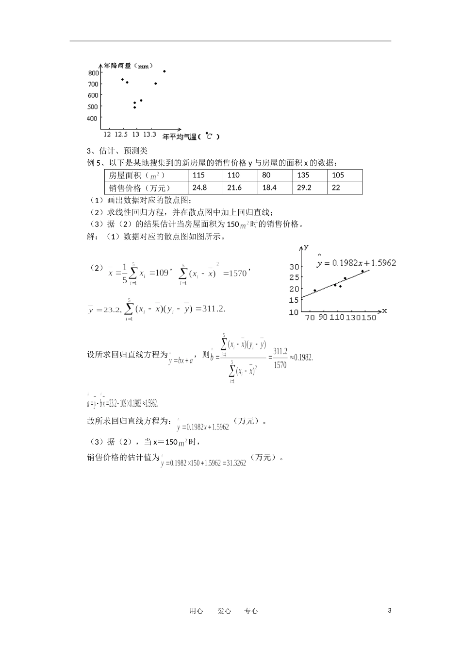 高考数学复习点拨 统计案例考点分析_第3页
