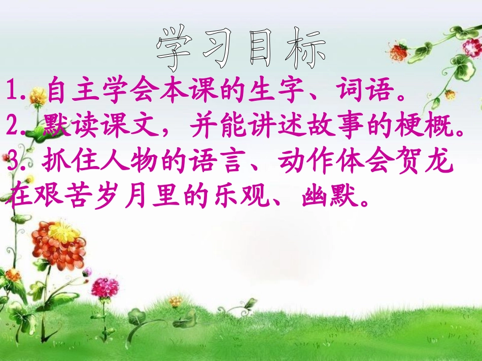 《贺龙钓鱼》课件(西师大版小学语文五年级下册课件)_第2页