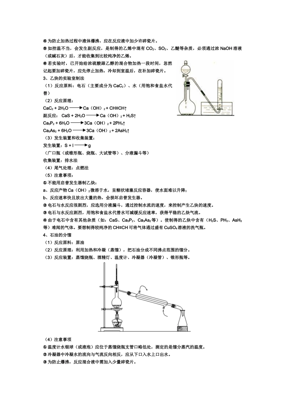 上海市高三化学有机化学实验整理知识点分析_第2页