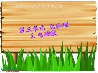 苏教版小学科学五年级上册《电磁铁》课件