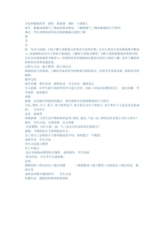 宇宙和微观世界