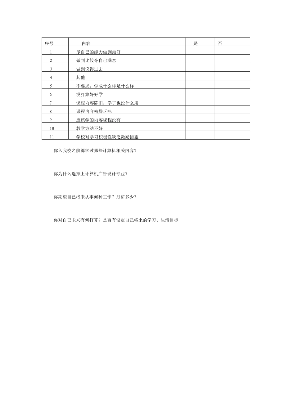学习表现情况调查表_第3页