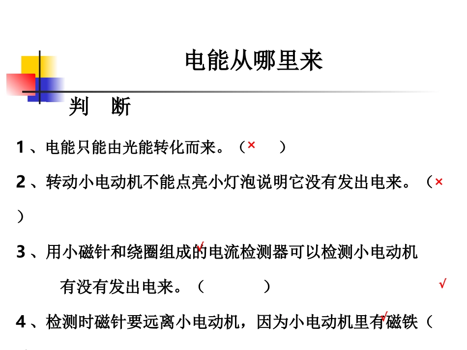 教科版小学科学六年级上册第三单元《电从哪里来》课件_第2页