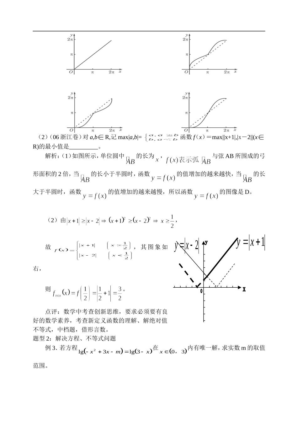新课标人教版数学第一讲  数形结合思想_第3页