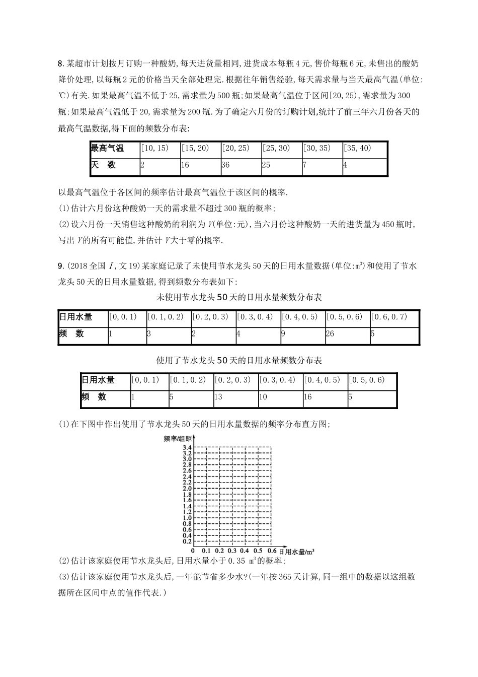 高考数学二轮复习 专题七 概率统计 专题能力训练18 统计与统计案例 文-人教版高三全册数学试题_第2页