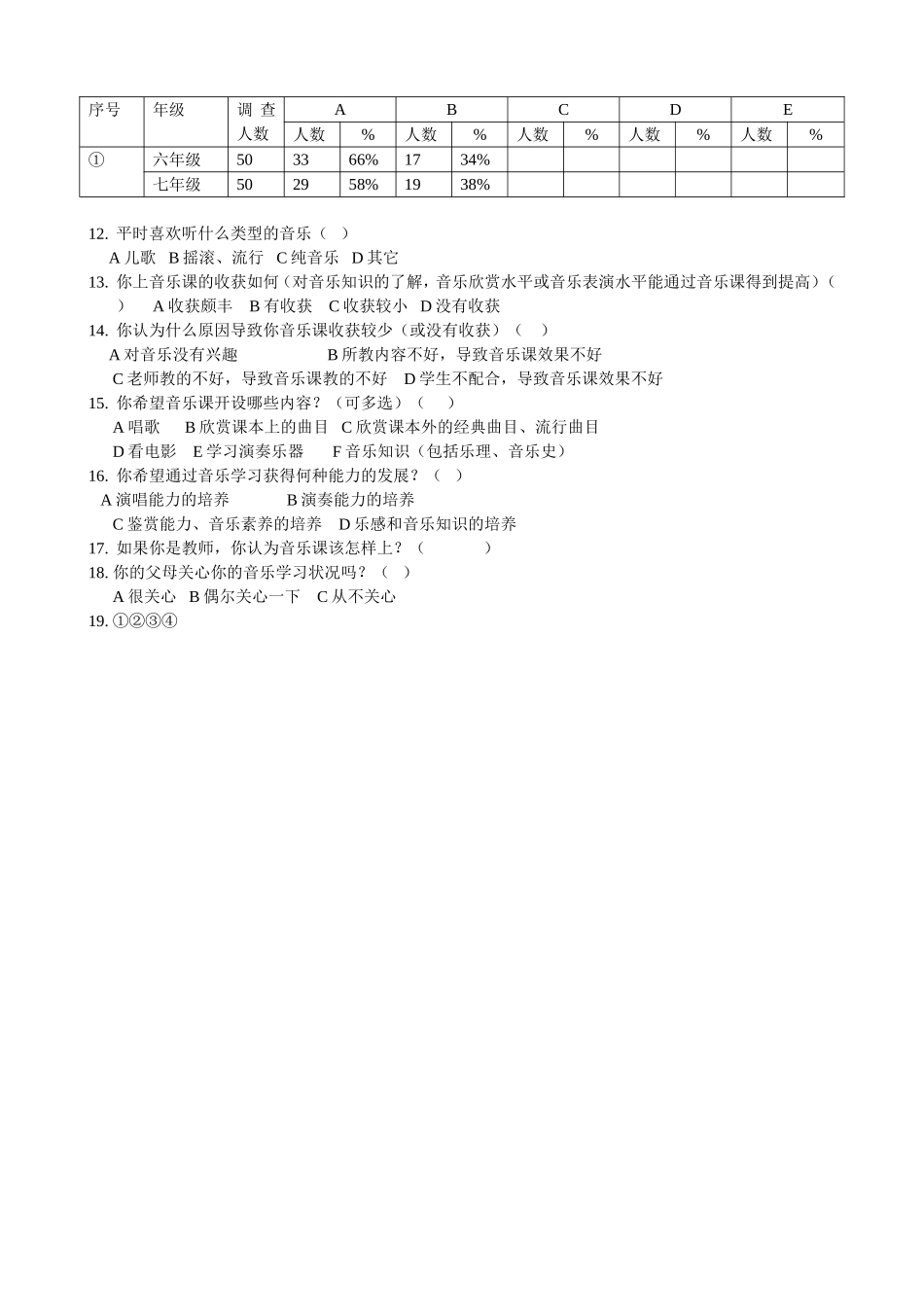 问卷调查（学生）_第3页