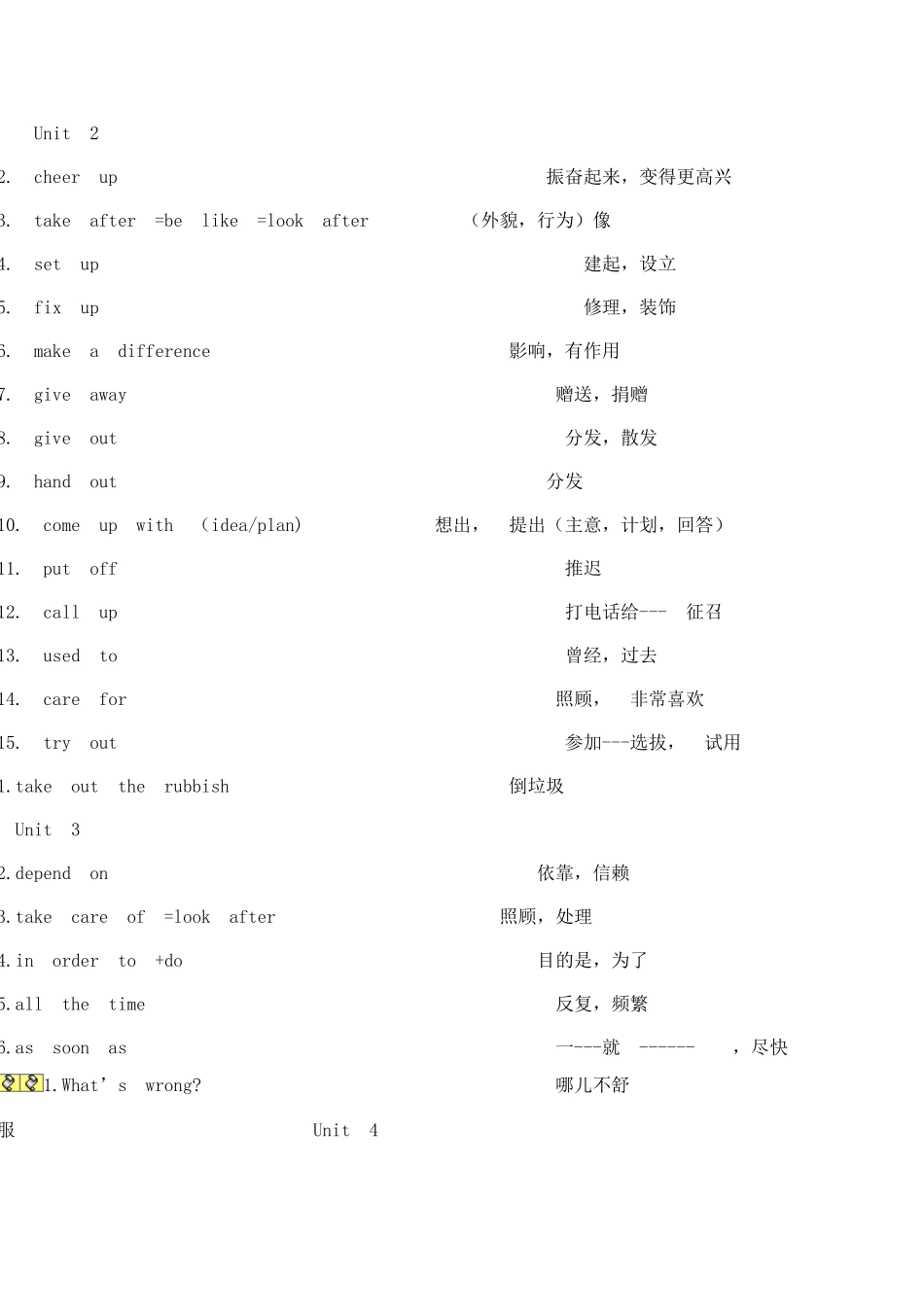 新目标八年级下册短语总结_第2页