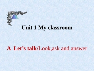 四年级下册UnitALetstalk