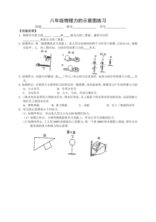 八年级物理力的示意图练习[1]