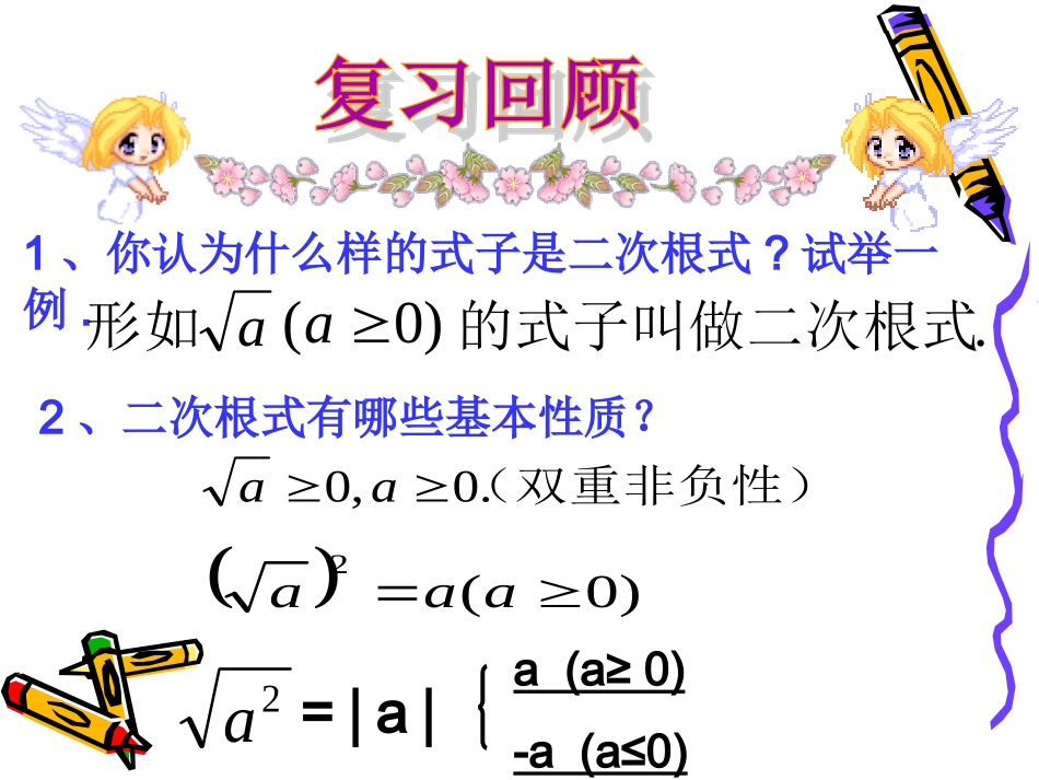 《二次根式的乘除（1）》参考课件1_第2页