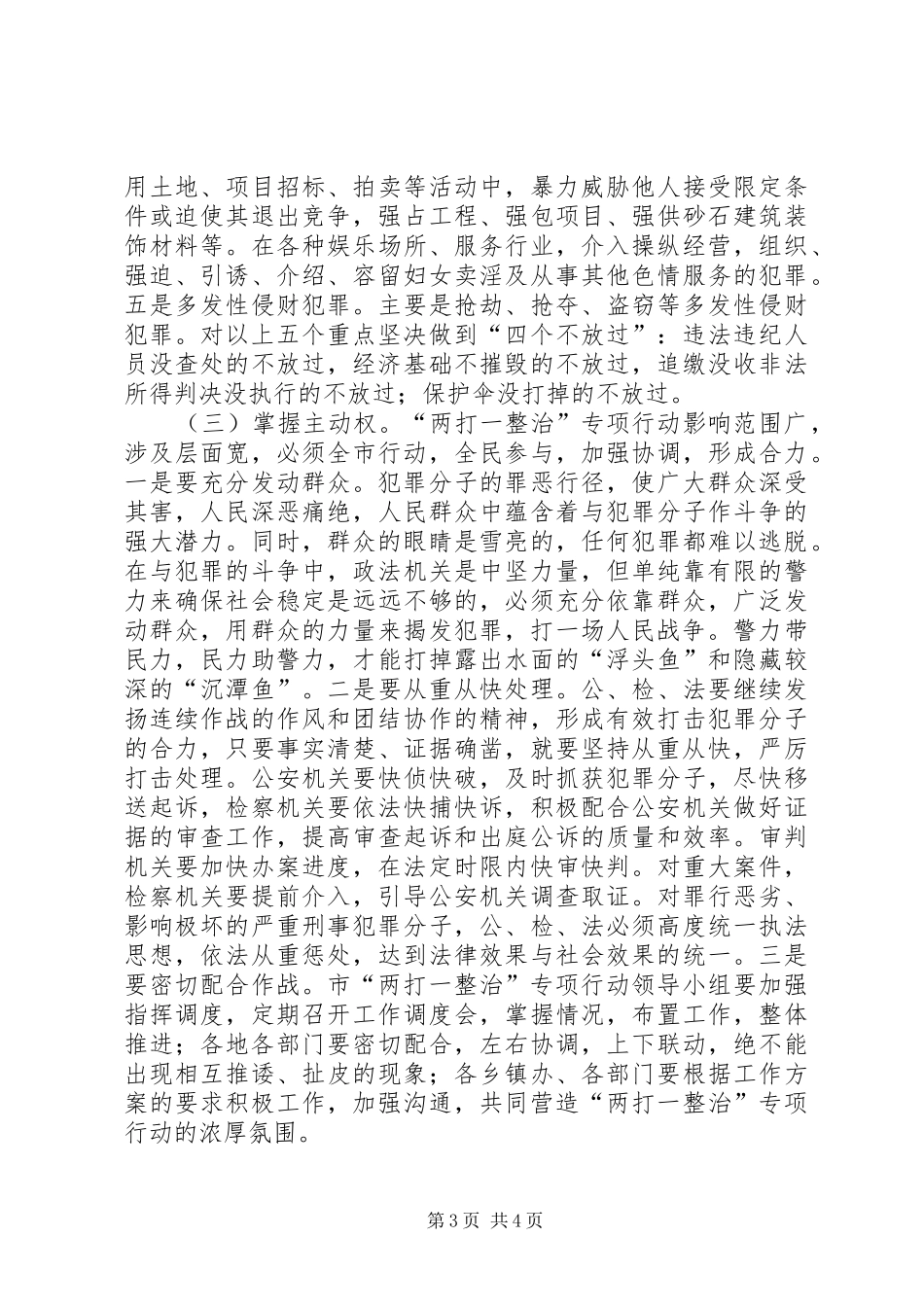 市两打一整治专项行动领导讲话发言稿_1_第3页