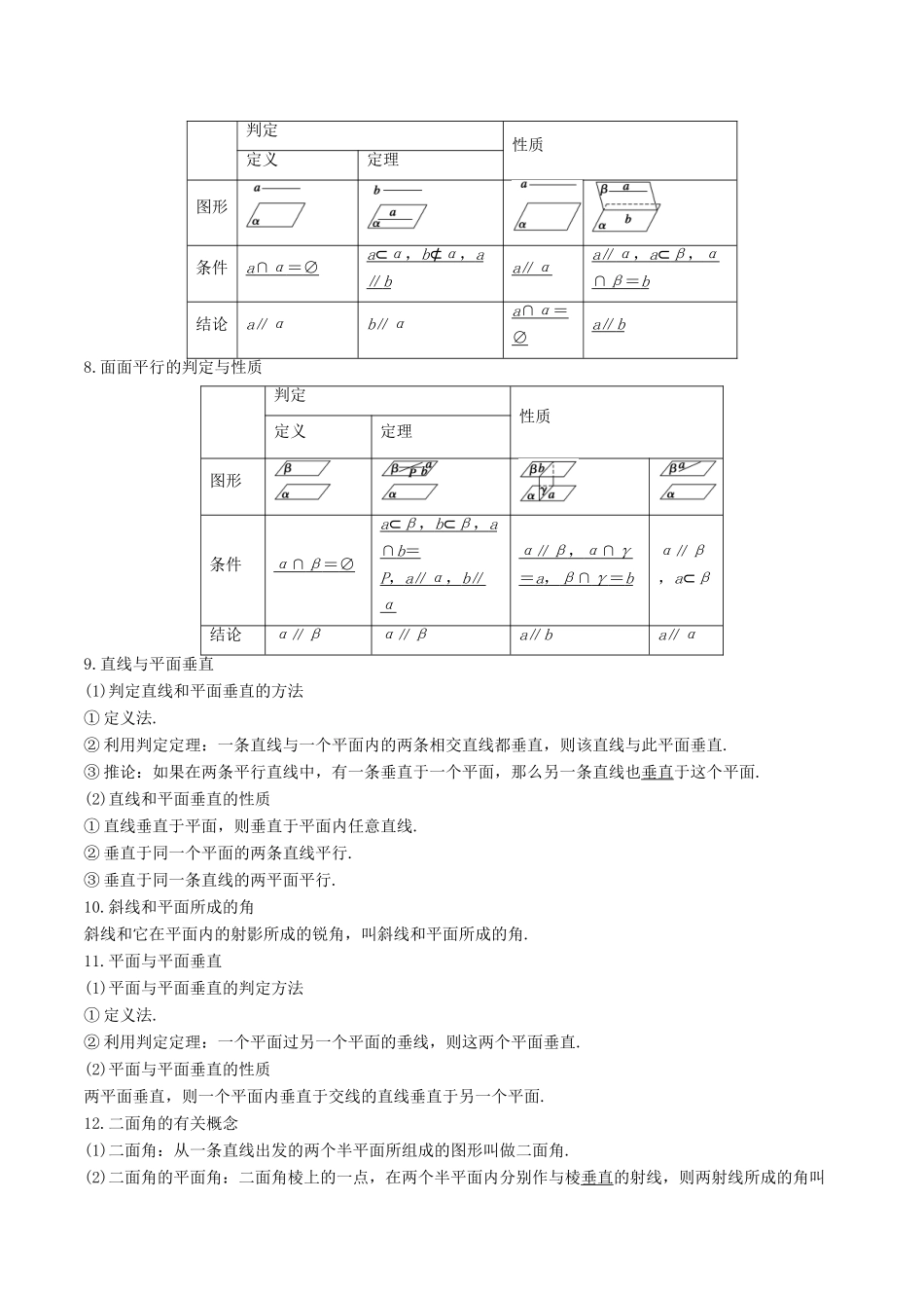 高考数学 黄金考点精析精训 考点21 线线、线面、面面的位置关系 文-人教版高三全册数学试题_第2页