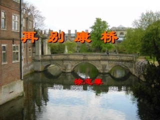 再别康桥——王承栋x