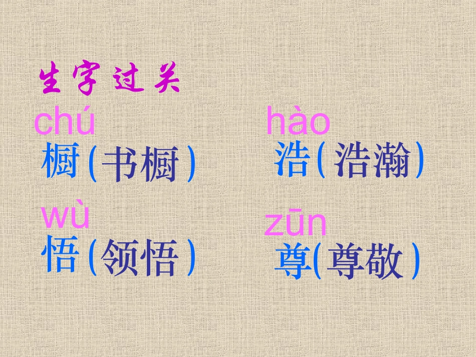 语文三年级下北师大版《小小的书橱1》课件2_第3页