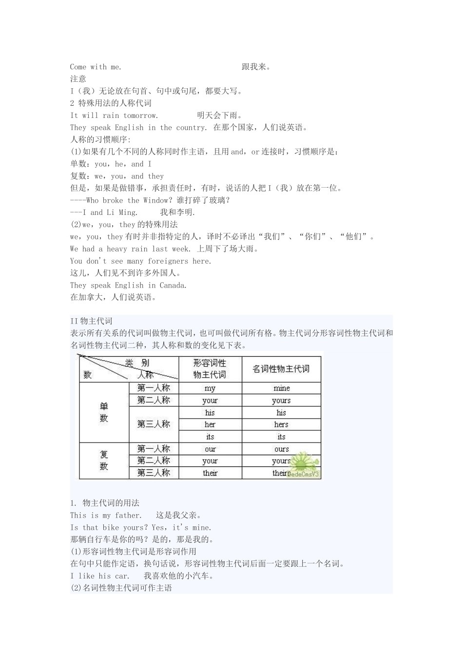 初中英语语法汇总——代词_第2页
