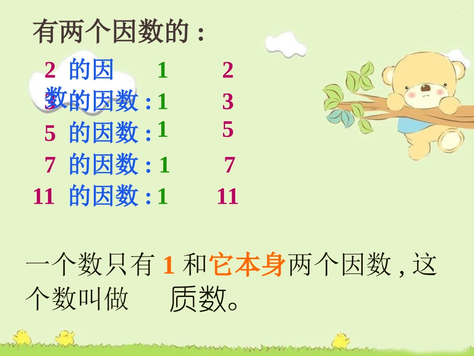 人教版五年级数学下册质数和合数课件[1]_第3页