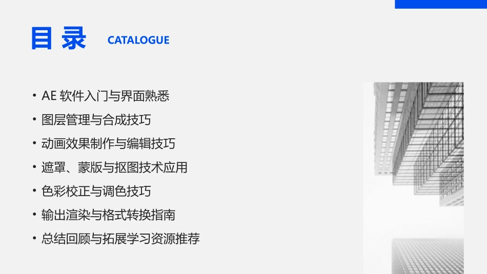 2024年AE基础培训教程：助力影视后期技能跃升_第2页