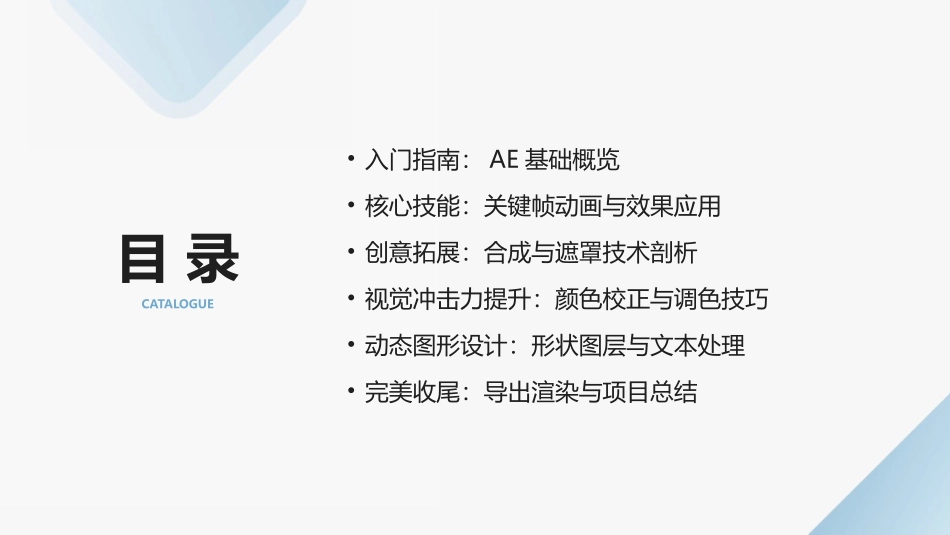 2024年AE基础培训教程：开启你的视觉特效之旅_第2页