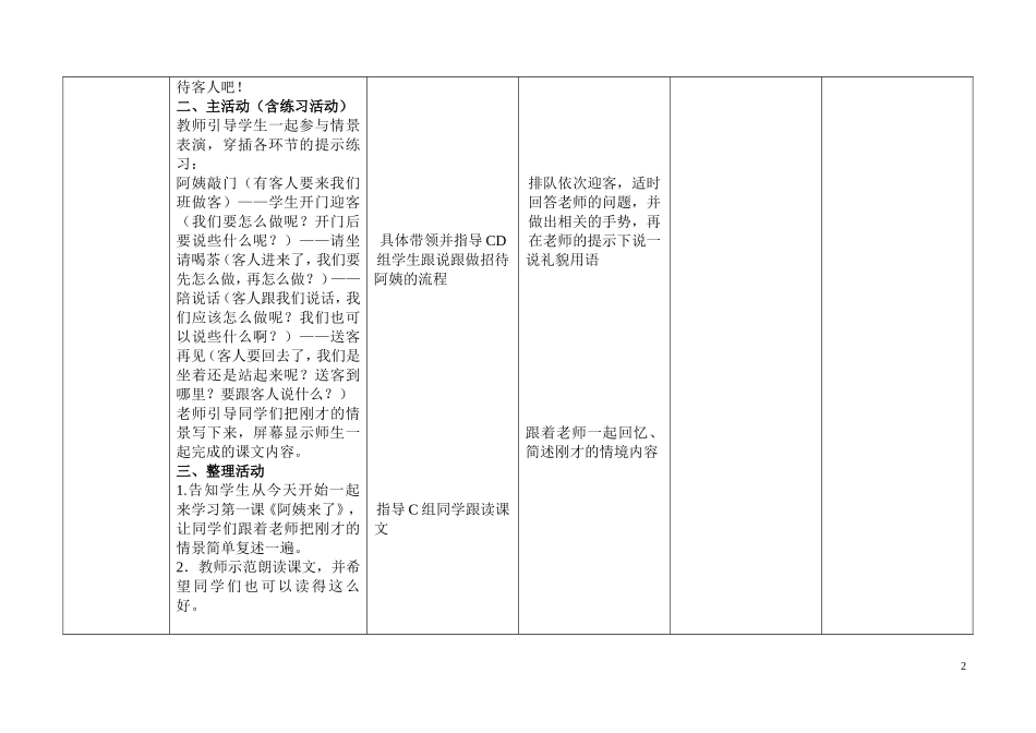 学科教学活动卡（实验班版本）_第2页