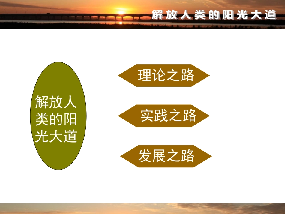 历史：专题八《解放人类的阳光大道》复习课件2(人民版必修一)_第3页
