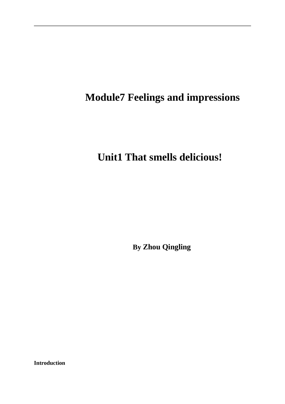 外研版八年级上unit1_第1页