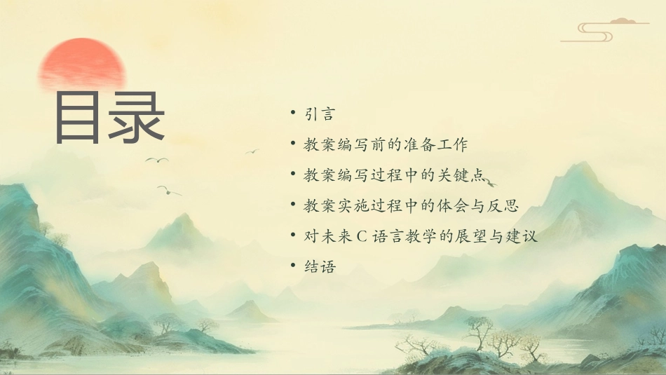 2024年C语言程序设计教案编写心得_第2页