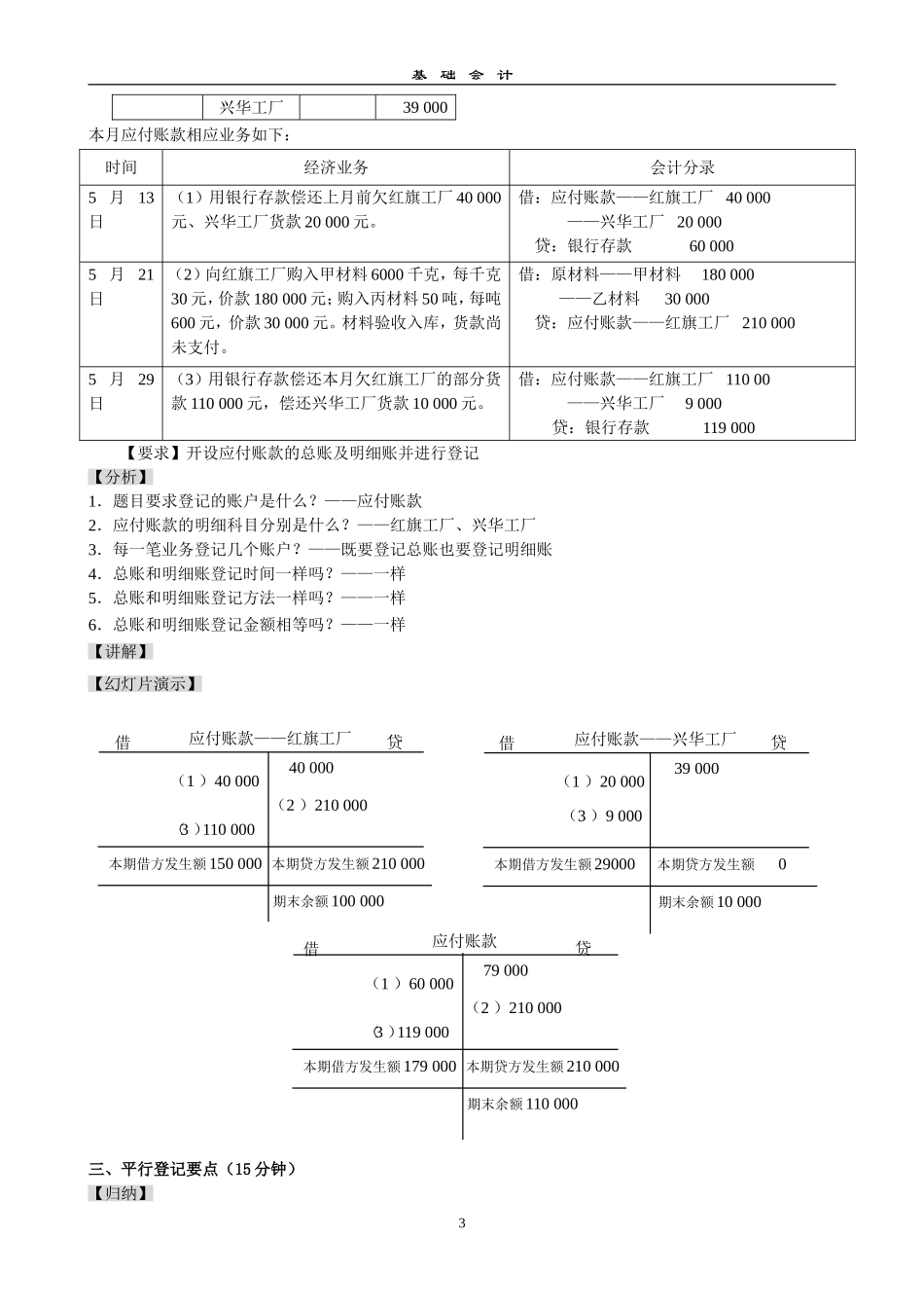 总分类账户与明细分类账户的平行登记_第3页