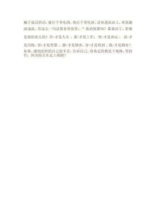 蝎子说过的话