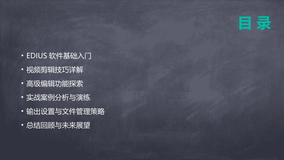 2024年EDIUS操作艺术：视频编辑技能培训宝典_第2页