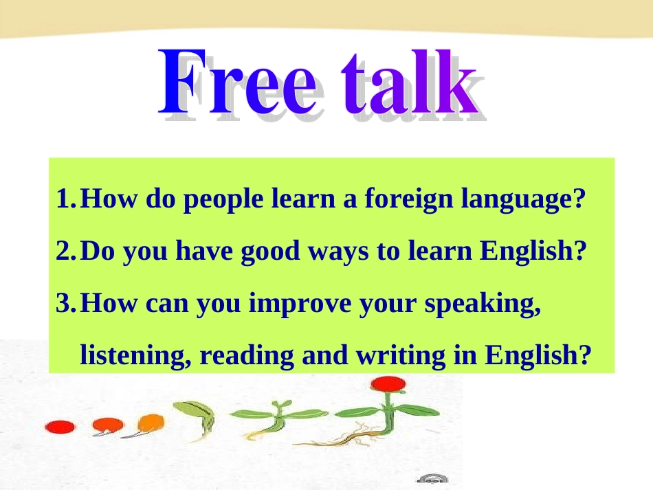 2014年秋人教新目标九年级Unit1SectionA-1课件 (2)_第3页