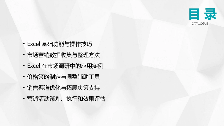 2024年Excel在市场营销分析中的应用培训_第2页