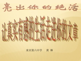 说真话，抒真情