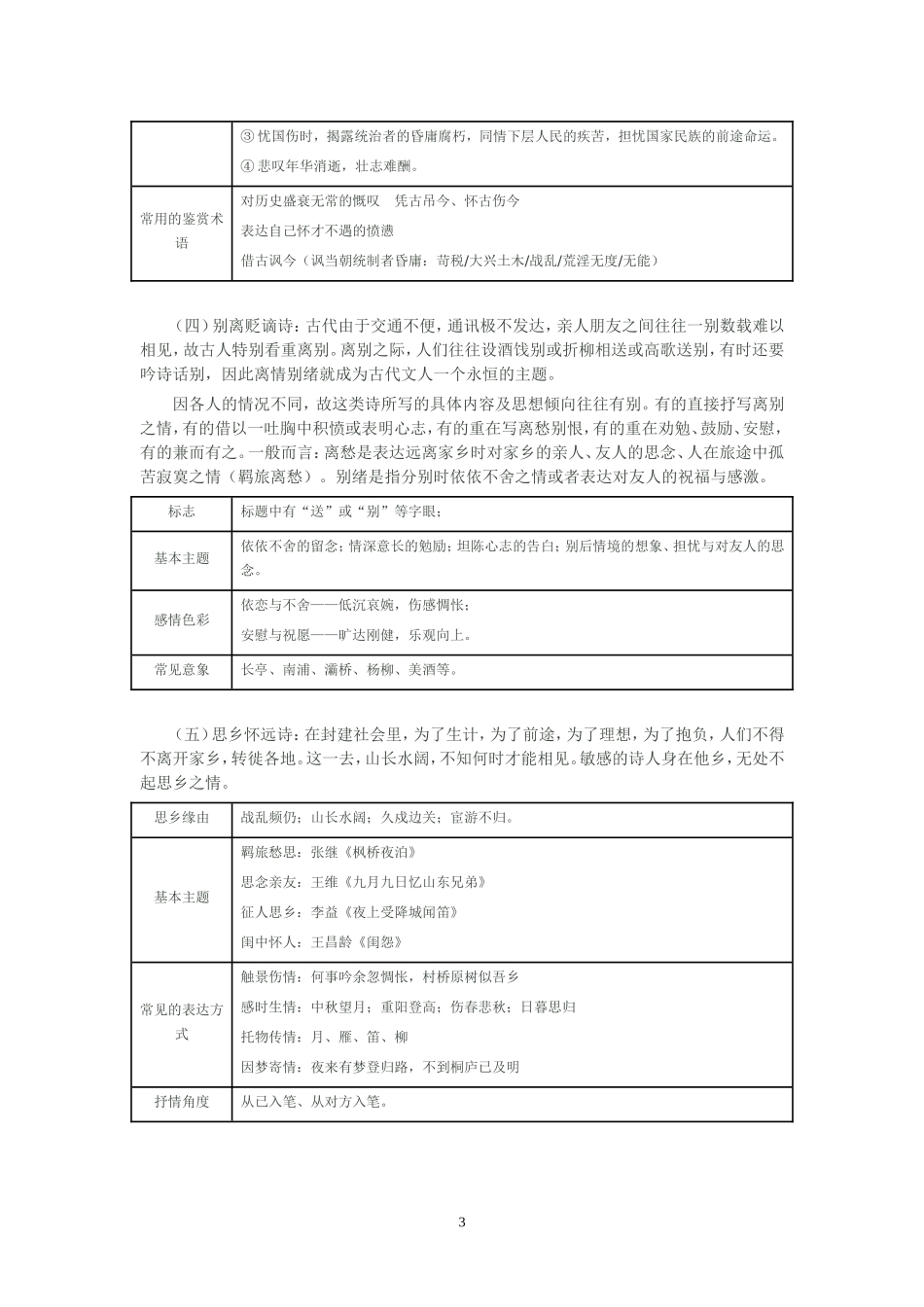 评价诗歌的思想内容和作者的观点态度教案_第3页