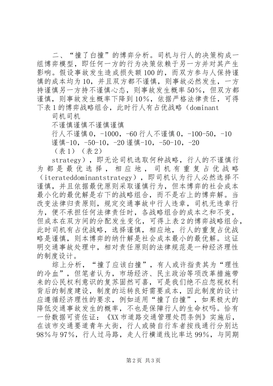 为“撞了白撞”申辩演讲稿范文_第2页