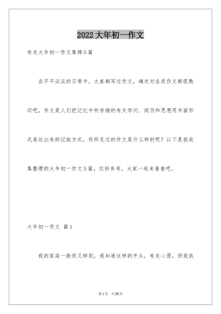 2024大年初一作文_19