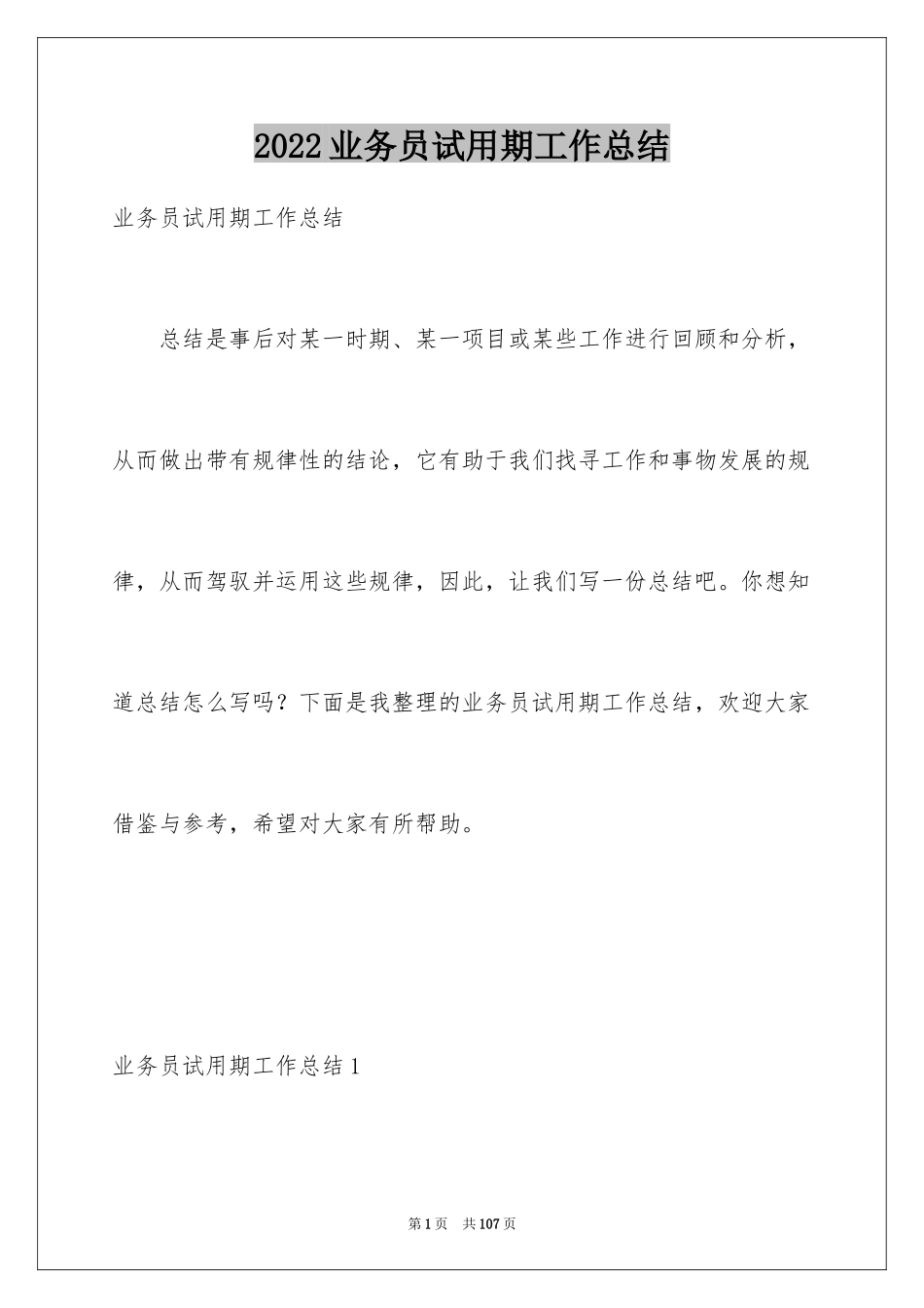 2024业务员试用期工作总结_14_第1页