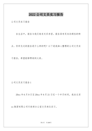 2024公司文员实习报告_3