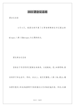 2024团会议总结