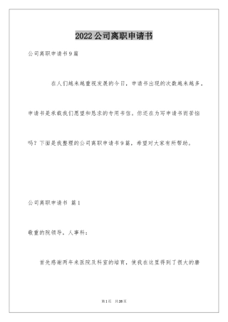 2024公司离职申请书_6