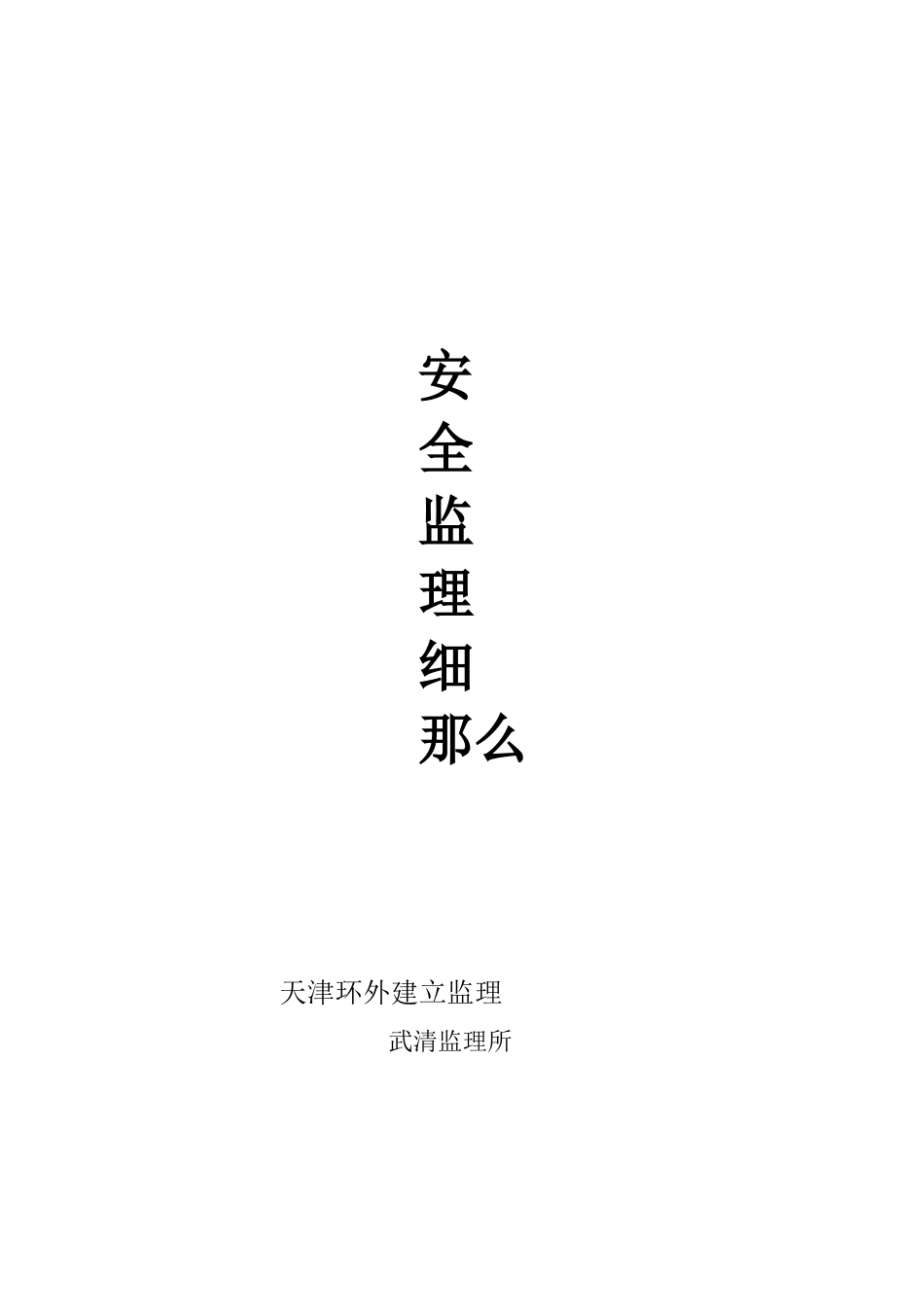 安全监理细则_第1页