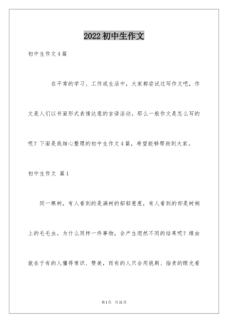 2024初中生作文_36