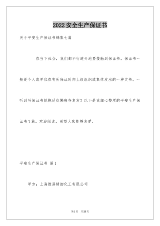 2024安全生产保证书_15