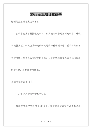 2024企业项目建议书_2