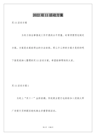 2024双11活动方案_2