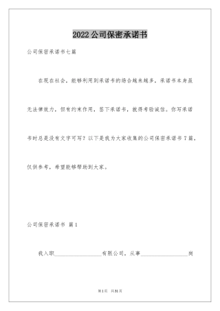 2024公司保密承诺书_15